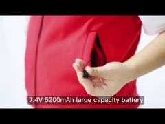 Van de de Batterij Elektrische Verwarmde Winter van USB 5V Slimme Warme Thermische de Mannen Vrouwen die het Jasje van Vestgilet verwarmen