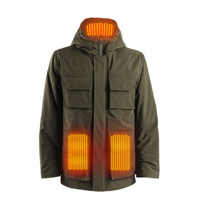 Verwarmingsjas voor mannen Op maat gemaakte verwarmde kleding Elektrische softshell waterdicht winterwerkkleding