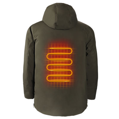 3 Temperatuurverstelbare verwarmde winterkleding 100% polyester verwarmde snowboardjackets