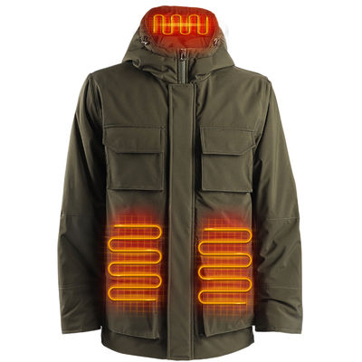 3 Temperatuurverstelbare verwarmde winterkleding 100% polyester verwarmde snowboardjackets