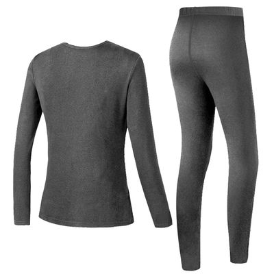 Vrouwen Premium Winter lange warme elektrische toppen broek Pak Set Kleding Verwarming Vlies Verwarmd thermisch pak Ondergoed