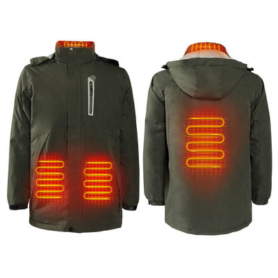 OEM 7,4V Li-ion batterij verwarmd Winterkleding Unisex oplaadbaar verwarmd jasje