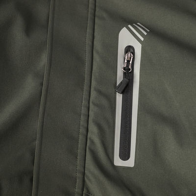 Mensenbatterijskijacket Custom 7,4Volt Elektrisch verwarmde kleding Waterdicht met kap