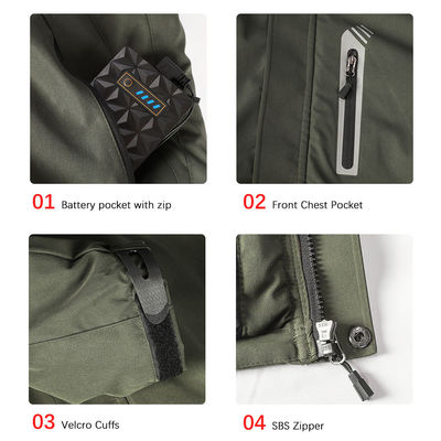 Verwarmingskleding Thermische kleding Verwarming Waterdicht Sport jas Winter jas Outdoor jas