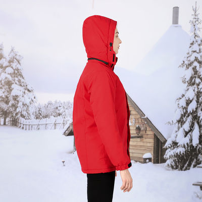 Gepersonaliseerde Softshell Verwarmde winterkleding Elektrische batterij Verwarmde jachtjas met 7,4V batterij