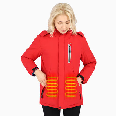 Gepersonaliseerde Softshell Verwarmde winterkleding Elektrische batterij Verwarmde jachtjas met 7,4V batterij