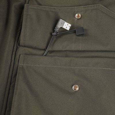 Verwarmingsjas voor mannen Op maat gemaakte verwarmde kleding Elektrische softshell waterdicht winterwerkkleding