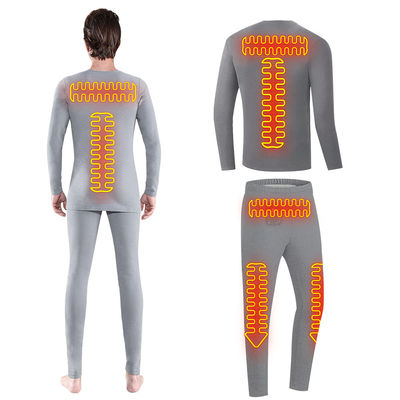 Persoonlijke thermo ondergoed voor mannen verwarmd lange johns set thermische ondergoed voor mannen