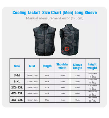 Vesten Met airconditioning van de het Vest de Unisex- Koele Zomer van de zonbescherming 2 Ventilators