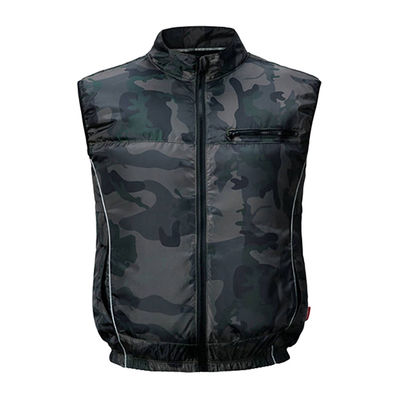 Vesten Met airconditioning van de het Vest de Unisex- Koele Zomer van de zonbescherming 2 Ventilators