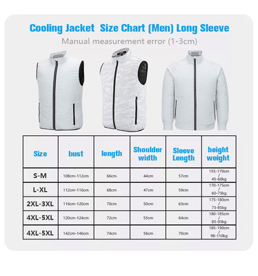Workwear5v Ventilator het Koelen Wit het Met airconditioning van het Vestxxl XXXL Vest
