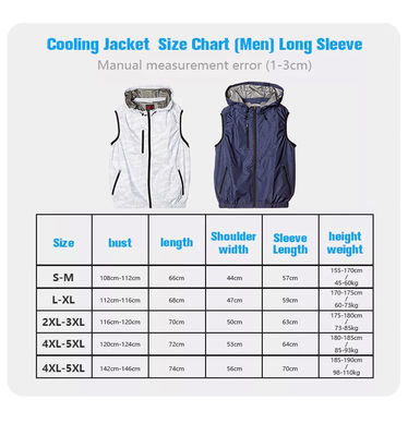 Sunproof Hoodie Met airconditioning voor Bouw Regelbare Visserij