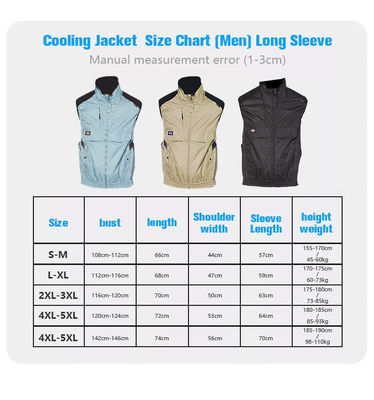 De zomer Koelvest met 2 Ventilators van 5V USB Luchtkoeling Gilet met Ventilators