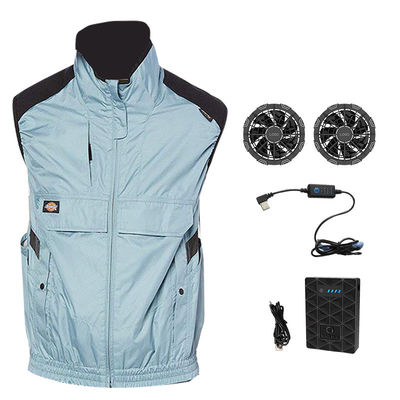 Anti UV van het het Vest6700mah Lichaam van de de Zomerventilator Koel de Airconditionervest