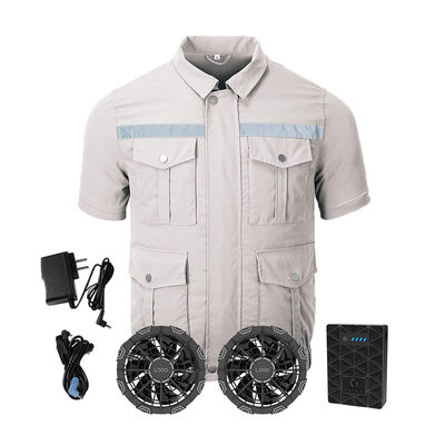 Polyester Katoenen Lichtgrijze Overhemdenm L XL XXL XXXL Grootte Met airconditioning