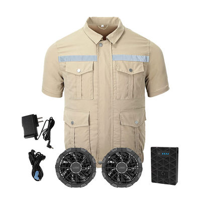 Polyester Katoenen Lichtgrijze Overhemdenm L XL XXL XXXL Grootte Met airconditioning