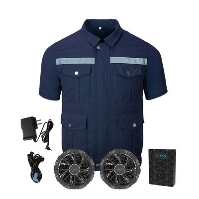 Polyester Katoenen Lichtgrijze Overhemdenm L XL XXL XXXL Grootte Met airconditioning