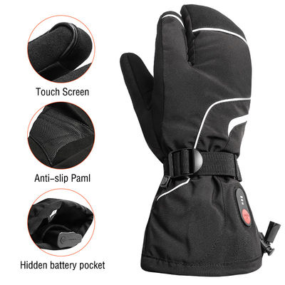 7.4V navulbaar Elektrisch Verwarmd Ski Gloves Battery Operated Gloves voor de Winter de Openlucht Jacht