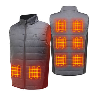 OEM Ver infrarood Elektrische verwarmde kleding Herlaadbare verwarmde vest voor mannen