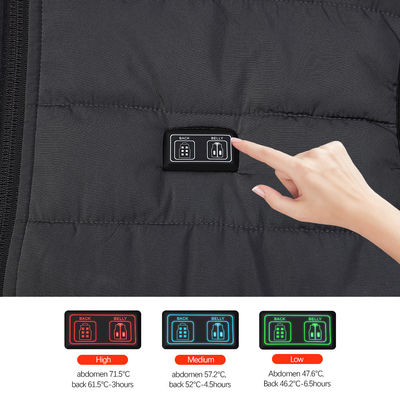 OEM Ver infrarood Elektrische verwarmde kleding Herlaadbare verwarmde vest voor mannen