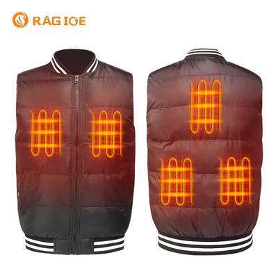 Batterij van 50C 60C stelde Vest Warmere Unisex- Thermische Elektrische Usb Verwarmde Gilet in werking