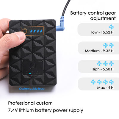 12V de Ventilator van het de Airconditioningskostuum van de jasje Koelventilator 6700mAh
