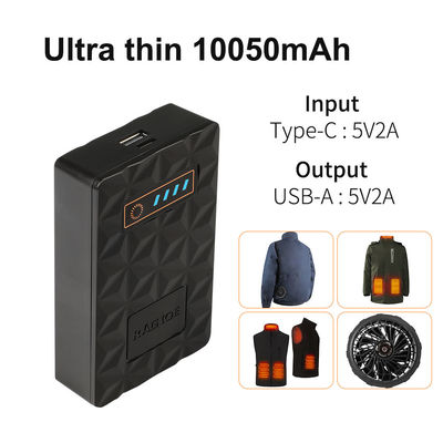 10050mAh het verwarmde Pak van de het Lichaams Warmere Batterij van de Vestbatterij Pak Verwarmde