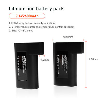 de Batterijpak van 7.4V 2S1P voor de Verwarmde Toebehoren van Handschoenen2600mah Elektrische Kleren