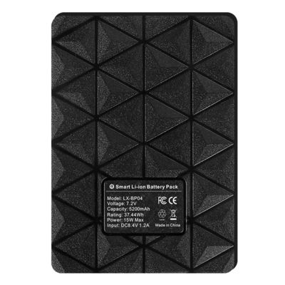 van de het Jasjemacht van 7.4V het 5200mAh Verwarmde Ion van het de Bank Navulbare Lithium