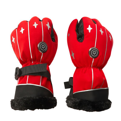 3.7V Stof van Lycra van navulbare de Batterij Verwarmde Ski Mittens Heated Ski Gloves-Vrouwen voor de Winter Openluchtsporten