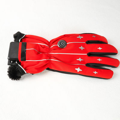3.7V Stof van Lycra van navulbare de Batterij Verwarmde Ski Mittens Heated Ski Gloves-Vrouwen voor de Winter Openluchtsporten