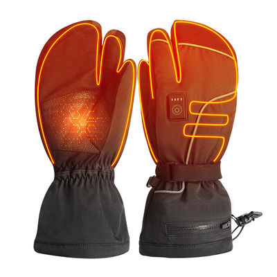 De winter het Schaatsen 7.2V stelde de Navulbare Batterij Verwarmde Vuisthandschoenen Elektrisch Thermisch Verwarmd Ski Mittens voor Mannen Vrouwen in werking