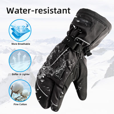 De winter het Schaatsen 7.2V stelde de Navulbare Batterij Verwarmde Vuisthandschoenen Elektrisch Thermisch Verwarmd Ski Mittens voor Mannen Vrouwen in werking