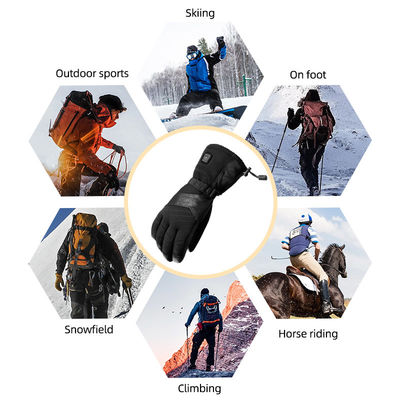 Lithium oplaadbare visserij verwarmde winterhandschoenen 7,4 V accu aangedreven elektrische handschoenen voor skiën