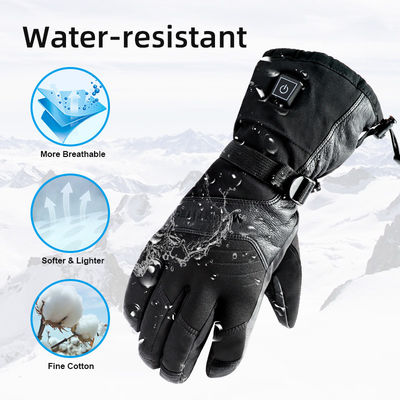 Lithium oplaadbare visserij verwarmde winterhandschoenen 7,4 V accu aangedreven elektrische handschoenen voor skiën