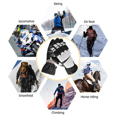Winter Motorrijden Elektrische verwarmde handschoenen Waterdicht Winddicht Warm Verwarming Aanraakscherm Verwarmde handschoenen