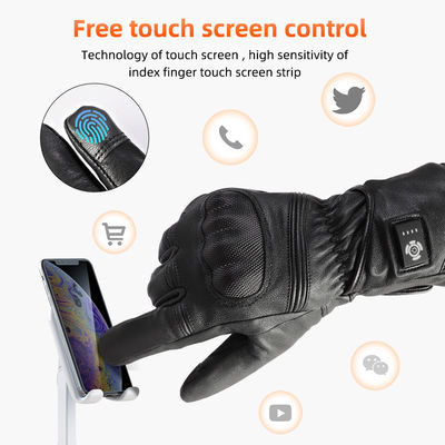 Schaapschil oplaadbare batterij Motorfiets Racing Fietsen Winter warmer Skateboarden Ski elektrische verwarmde handschoenen