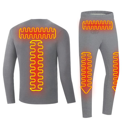 Persoonlijke thermo ondergoed voor mannen verwarmd lange johns set thermische ondergoed voor mannen