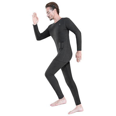 Winter elektrisch verwarmd ondergoed Set Vlies Thermische toppen Broek Ski verwarming Body suit