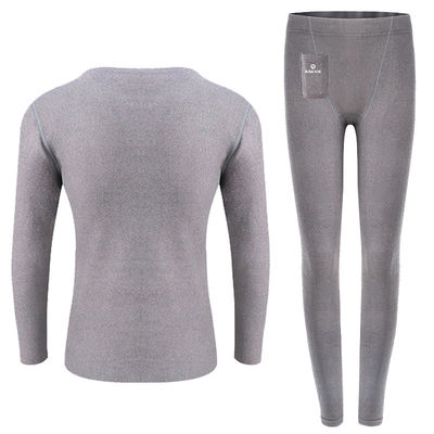 Mensen draadloze afstandsbediening elektrisch verwarmd basislaag lange mouwen T-shirts Ultra Soft