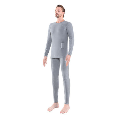 Mensen draadloze afstandsbediening elektrisch verwarmd basislaag lange mouwen T-shirts Ultra Soft