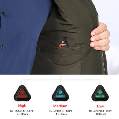 Verwarmingsjas voor mannen Op maat gemaakte verwarmde kleding Elektrische softshell waterdicht winterwerkkleding