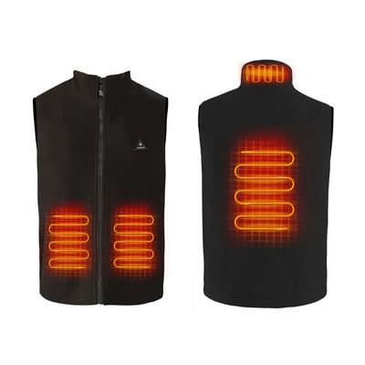 Groothandel Elektrische verwarmde kleding Polar fleece Verwarmde vest voor mannen Verwarming Skiën