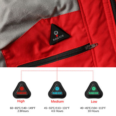 Gepersonaliseerde Softshell Verwarmde winterkleding Elektrische batterij Verwarmde jachtjas met 7,4V batterij