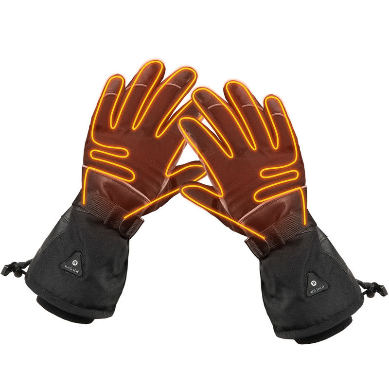 de lithium-Ionenbatterij van 7.4V stelde de Verwarmde Winter Ski Gloves With 3 de Controle van de Niveau in werkingTemperatuur