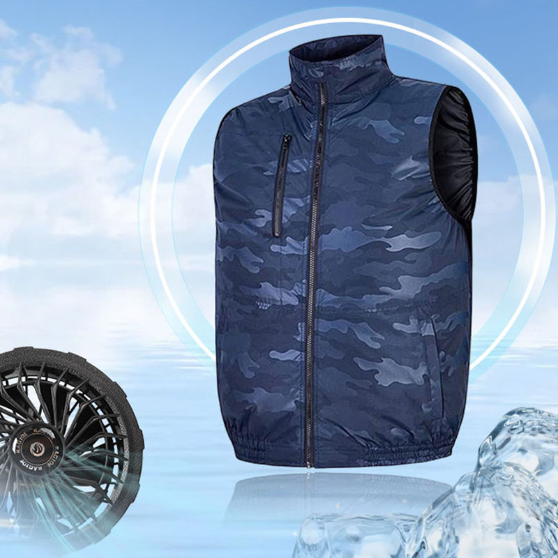 5 volt XL het Koele Vest van het het Leger Blauwe Ijs van de Zomervesten voor Heet Weer