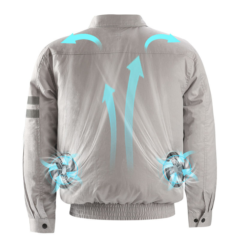 5V de ventilator Gekoelde Eenvormige 3XL 4XL Grootte Met airconditioning van de Jasjekleding