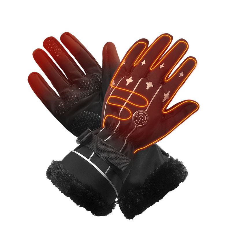 De navulbare Lithium Verwarmde Elektrische Vuisthandschoenen van de Winterhandschoenen 4000mAh voor de Winter Openlucht Wandeling