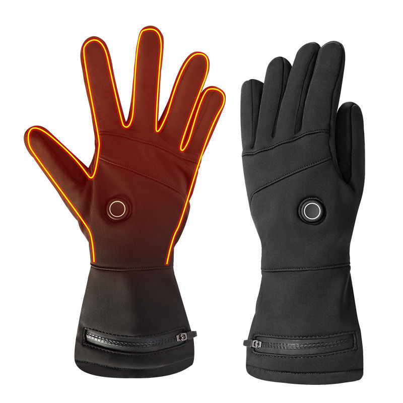 Heren Dames Elektrisch verwarmde winterhandschoenen 7,4 V Oplaadbare verwarmde wanten voor de winter
